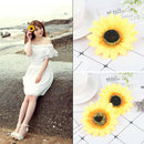 Beautiful Sunflower Flower Hair Clip Vacation Bridal Wedding Party For Women