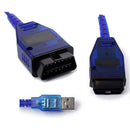 USB Cable KKL VAG-COM 409.1 O3C2 II O3C Diagnostic Scanner For Seat MME