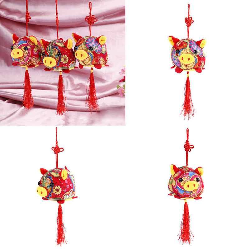 Mascot chinese knot flower pip lush pendant jubilation for kids plush toydollME