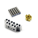 17Pc/Set 1.75Mm Teflon Throat Tube+0.4Mm Extruder Nozzle Print Heads+Heater