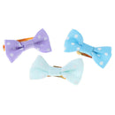 20x Dots Bowknot Metallic Twist Ties Lollipop Cake Sealing Cello Fixed Ties BX