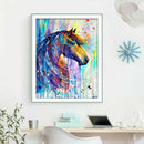 2020 Partial Diamond Painting DIY Painted Horse Full Diamonds Cross Drill U2F3