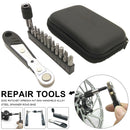 Multifunctional Spanner Ratchet Wrench Kit Alloy Steel Road Bike Repair Tools