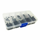 200PCS M3 M4 M5 M6 M8 Hex Head Socket Hex Grub Screw Set Assortment Kit(Bla