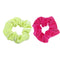 Pack of 2 Hair Scrunchies Velvet Elastic Bobbles Hair Bands - Soft Scrunchy Hair