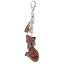 Diamante Animal Eye Pendant Metal Keyring Bag Decoration Size 2--9.5x6.5x1cm