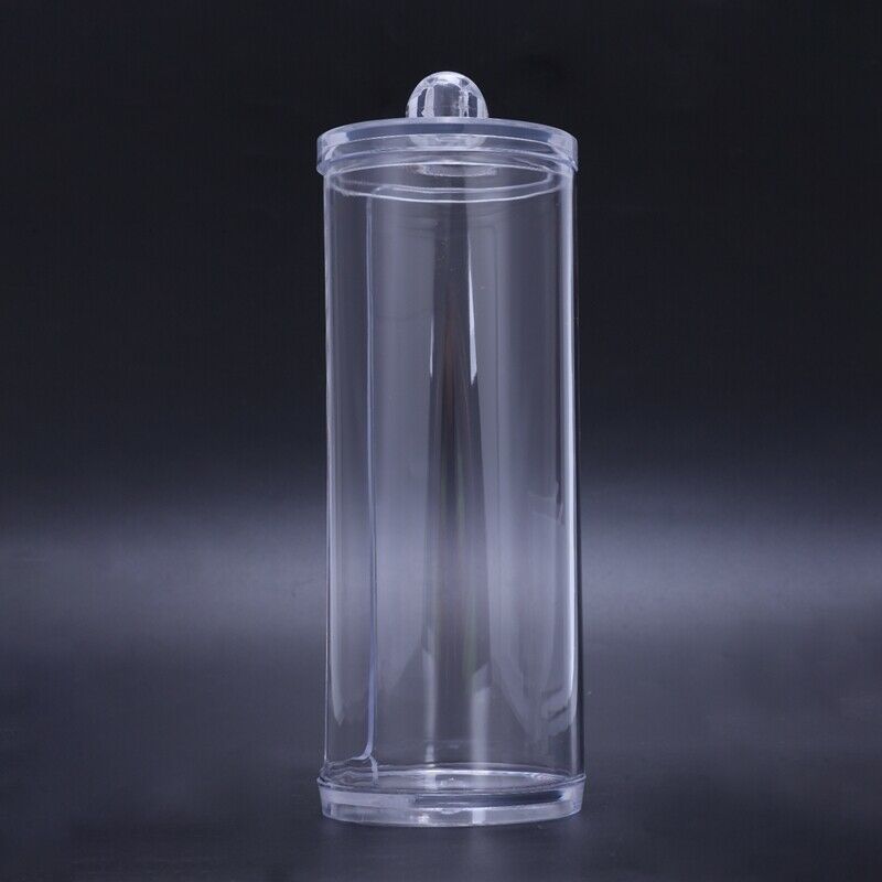 Round Cosmetic Organizer Makeup Case Cotton Pad Case Box Lipstick Holder Cl V3V5