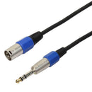 35cm 3Pin XLR Jack Male to 6.35mm Stereo Male Plug Microphone Adapter Cable