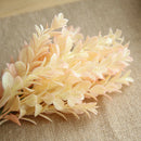 Orange Artificial Plastic Small Leaves Plant Eucalyptus Grass Home Wedding Decor