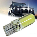 10Pcs T10 Long Silicone Cob Silica Gel Led Car Interior Door Light Bulb Pre O1P7