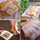 Reusable Storage Bag 12 Packs Of Leakproof Freezer Sandwiches, Snacks, FruitZ8G2