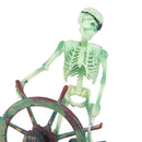Plastic Skeleton Air Operated Wheel Aquarium Underwater Landscape Ornament