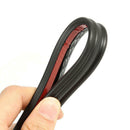 5m Car Door Seal Strip Sound Insulation Weatherstrip (Carbon Fiber Look) A