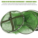 Stainless Steel Double Rings 4 Layers Collapsible Folding Fish Care Net  A