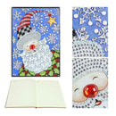 DIY Santa Claus Special Shaped Diamond Painting 60 Pages A5 Office Notebook