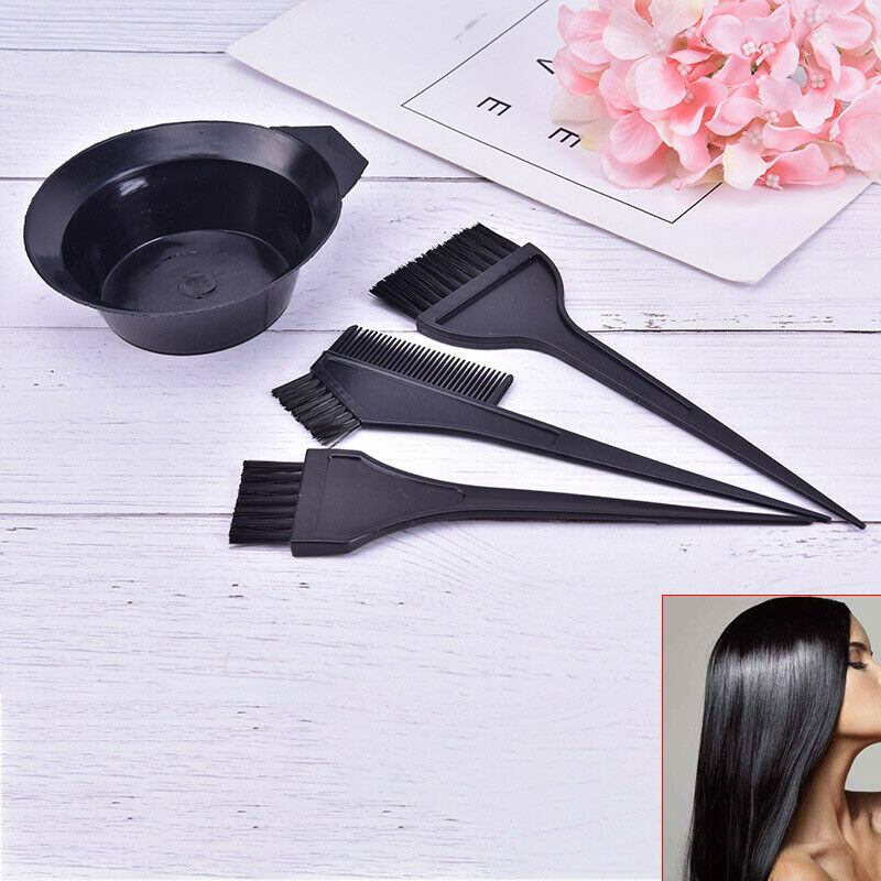 Hair Color Dye Bowl Comb Brushes Tool Kit Set Tint Coloring Dye Bowl Comb Bru Kw
