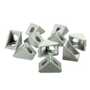 10pcs Aluminium Angle Corner Joint Right Angle Bracket Furniture Fittings
