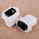 2x Plastic Rear Row Seat  Cushion Frame Grommet fit for AudiQ7 A4 A6 Quattro S6