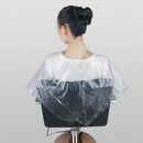 100x Disposable Hair Cutting Cape Gown Hair Cut Capes Cloth Transparent