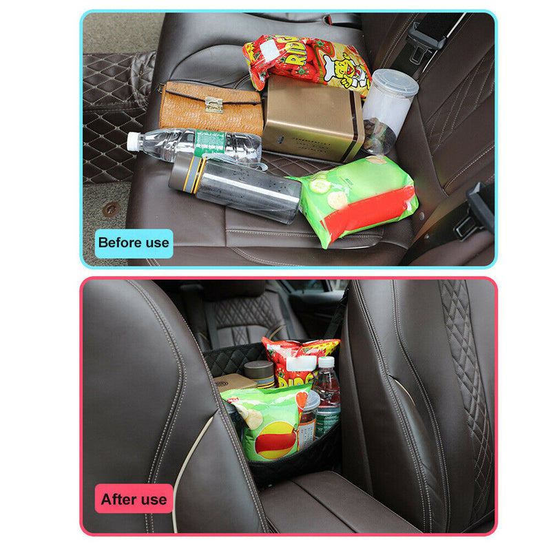 Backseat Barrier Universal Handbag Holding Net Solid Pets Car Seat Storage Bag