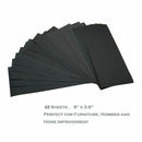 120 to 3000 Sandpaper Assortment Dry/Wet 9x3.6 Inch 42 Pieces for Automotiv