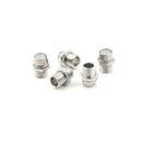 20pcs 5mm Round Chrome Metal LED Lamp Light Emitting Diode Bezel Holder BX