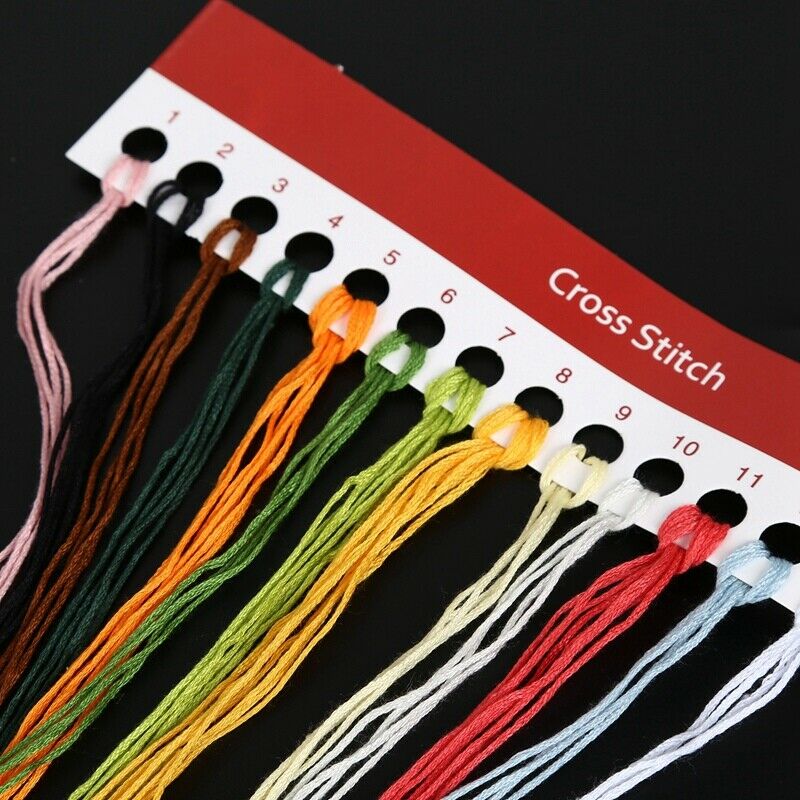 1 set Printed Christmas snowman 11 CT DIY needle and thread Cross Stitch we N8T4