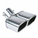 Stainless Steel Car Double Tube Mufflers Exhaust Pipe Decoration Outlet Tai