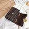 Retro Women Woolen Messenger Bag Flap Clutch Shoulder Handbag (Multicolor)