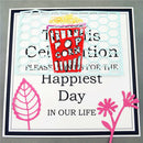 Halloween Theme Popcorn Metal Cutting Dies For Scrapbooking Paper Card Craft ME