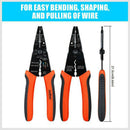 MultiPurpose Electrical Wire Stripping Tool Crimper Pliers Insulated Cutter- OZ