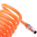 6M 8mm x 5mm PU Recoil Hose Air Compressor Pipe Assembly w/ Quick Connector