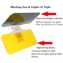 Daytime/Night Anti Glare Shade Driving HD Vision Car Sun Glasses Visor LXA
