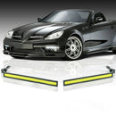 2pcs 12V LED COB Car Auto DRL Driving Daytime Running Lamp Fog Light White 17cm
