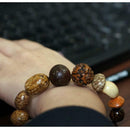 Natural 18 Bodhi Seed Beads Buddhist Prayer Bead Mala Bracelet Blessing bracelet