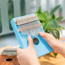 Musical 17-key Kalimba Portable Thumb Piano Mbira Maple Wood w/ Tuning Hammer