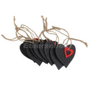 10 Wood Mini Chalkboard Hanging Tag Wedding Gifts Party Favors w/ Red Heart