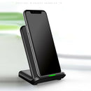 15W Mobile Phone Type Qi Wireless Charger Dual Coil Fast Charging Stand Holder