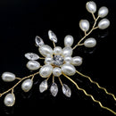 Prom Festival Wedding Hairpin Beautiful Floral Headdress Plait Hair Clip Ac