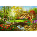 5D Full Drill Square Diamond Painting Cross Stitch Mosaic (F002 Bridge)