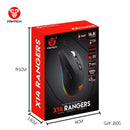 Fantech X14 Gaming Mouse Wired Usb 7 Buttons 1.5M Rgb Light 11 Modes For Co