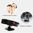 Fog Removal Car Air Heater Demister 12V Hot Warm Fan Defroster (Black) A