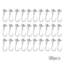 Stainless Steel Fishing Hooks Kit Long Shank Saltwater Fish Hook 30x