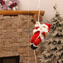 Christmas Decoration Santa Claus Climbing On Rope for Indoor/Outdoor Wall W W8W1