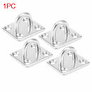 Holes Stainless Steel With Ring Boat Deck Rope Fixing Marine Eye Plate