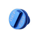 Aluminum DEF Fuel Cap Blue Truck Permanent Cap for 2013-2017 Dodge Ram Well DSN