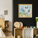 5D DIY Diamond Painting Flower Butterfly Full Round Embroidery Kit (LG126) A