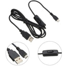 Raspberry 1.5m Micro USB Power Supply Charging Cable with ON/OFF Switch