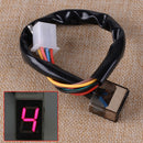 Waterproof Motorcycle Bike Digital Gear Indicator LED Display Shift Level Sensor