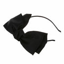 1X Sweet Cute Korea Style Big Bowknot Hair Band Bow Headband(black)